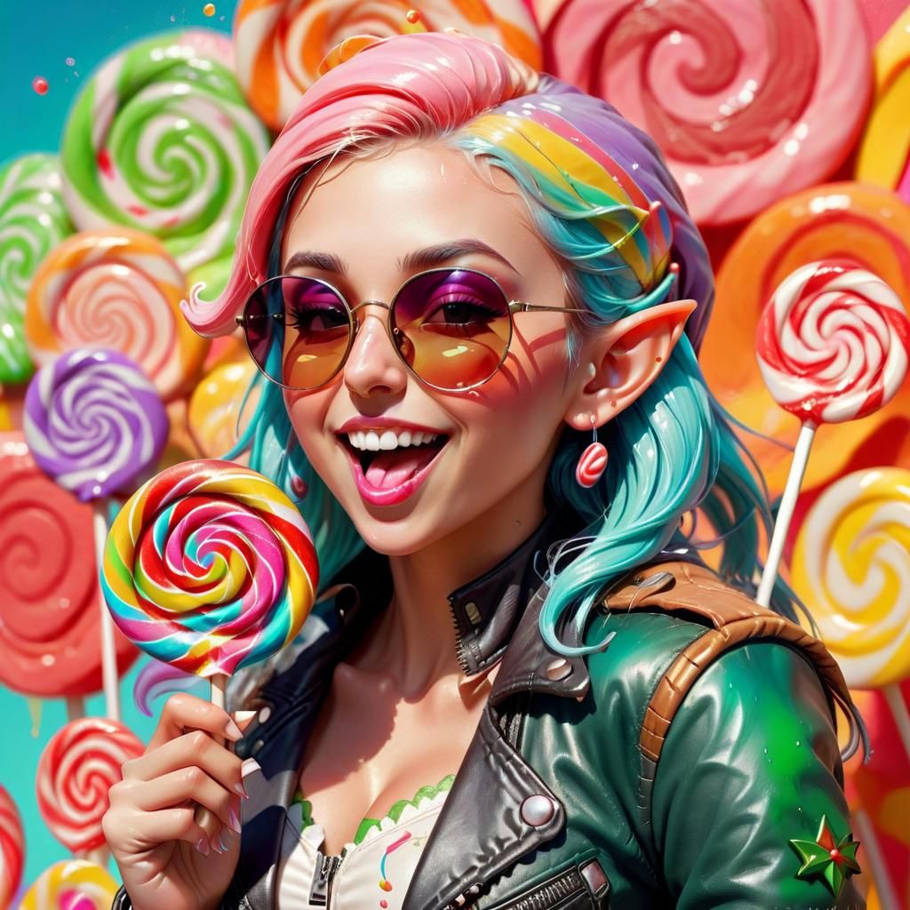 Miley Elfie Lollipop