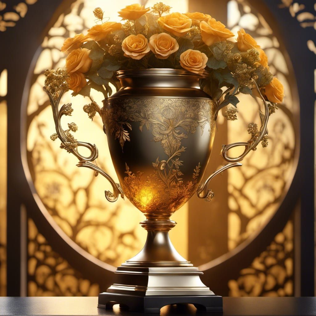 Trophy Flower Vase