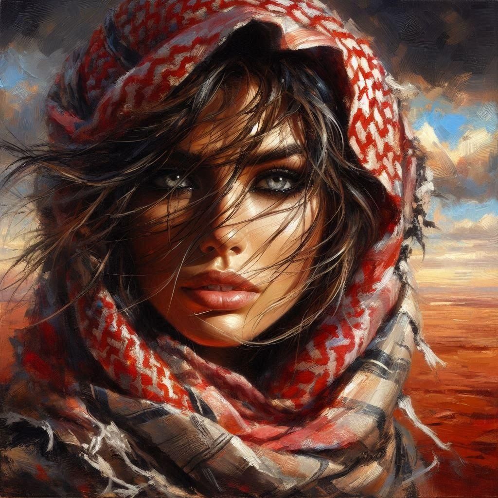 Abstract Oil Paint Visualization