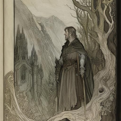 Lord of the Rings: Rackham-esque Illustration