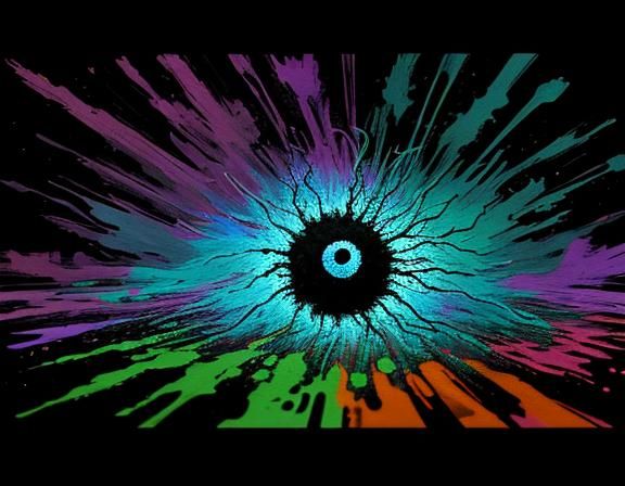 Microorganism in Essential Oil: Graffiti Art Style