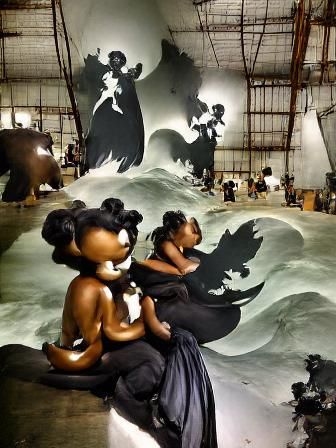 Angels in Water: Silhouette Art