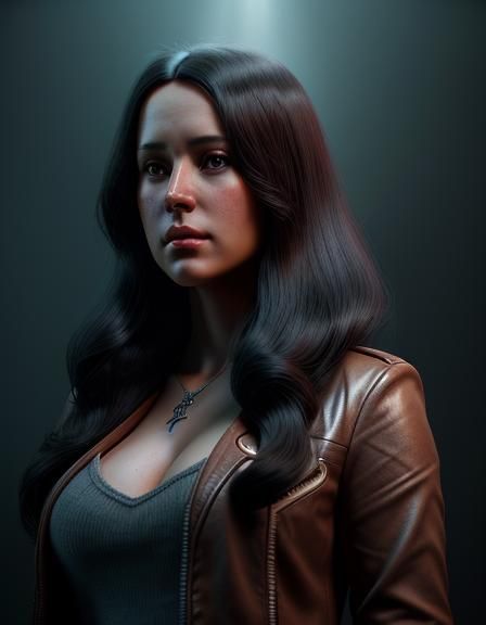 Woman Portrait in Princesscore Style, Hyperdetailed