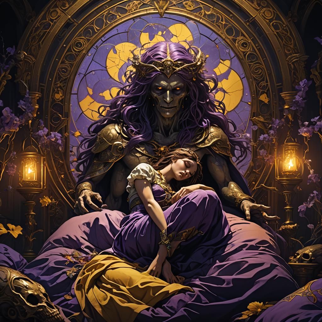 Dream Demon in Dark Fantasy Style