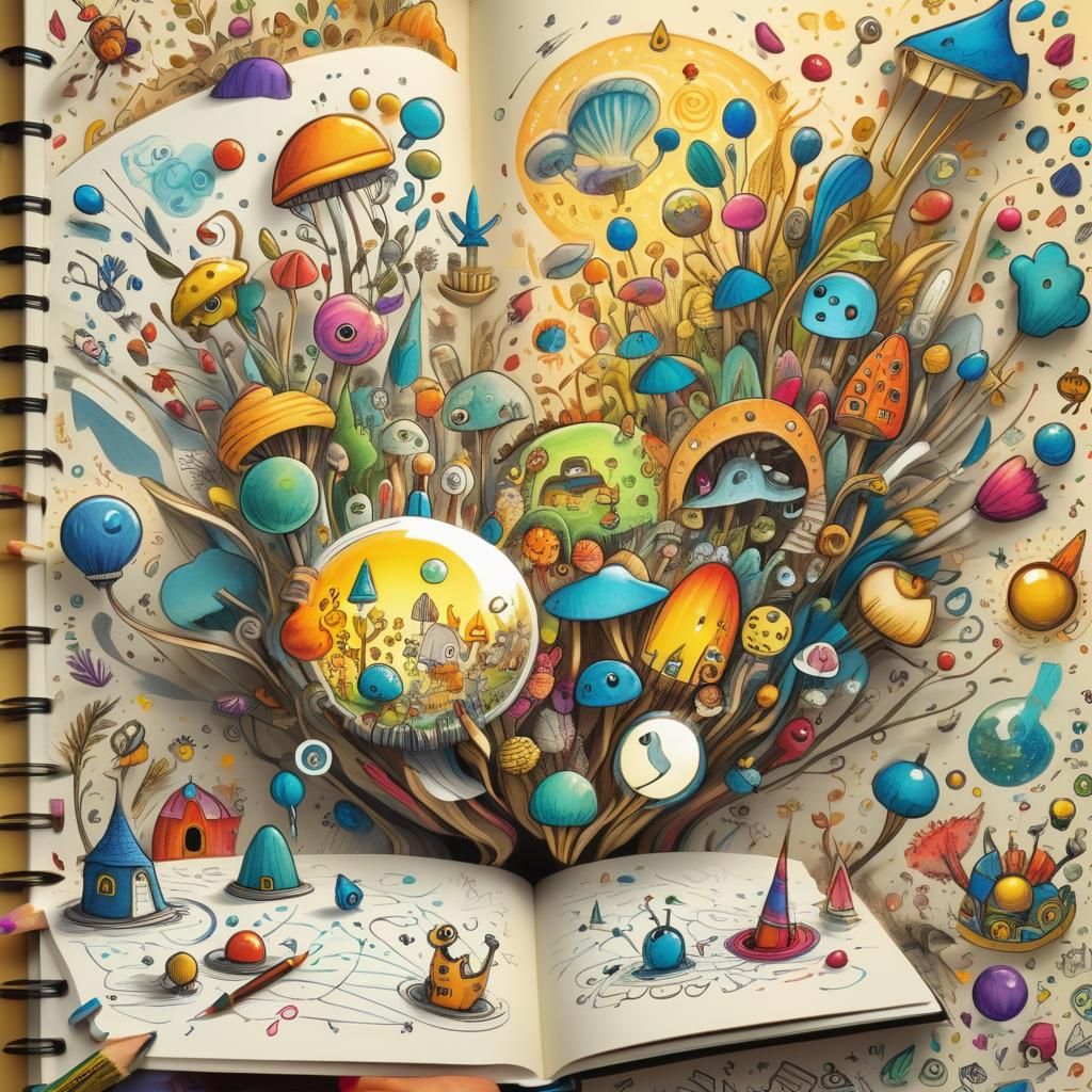 Whimsical Concept Art: Tiny Worlds Come to Life