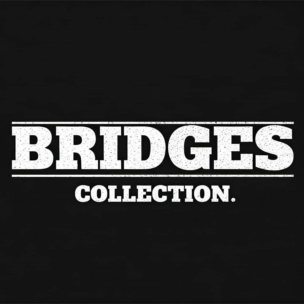 Bold Chalky Bridges Text Art Collection