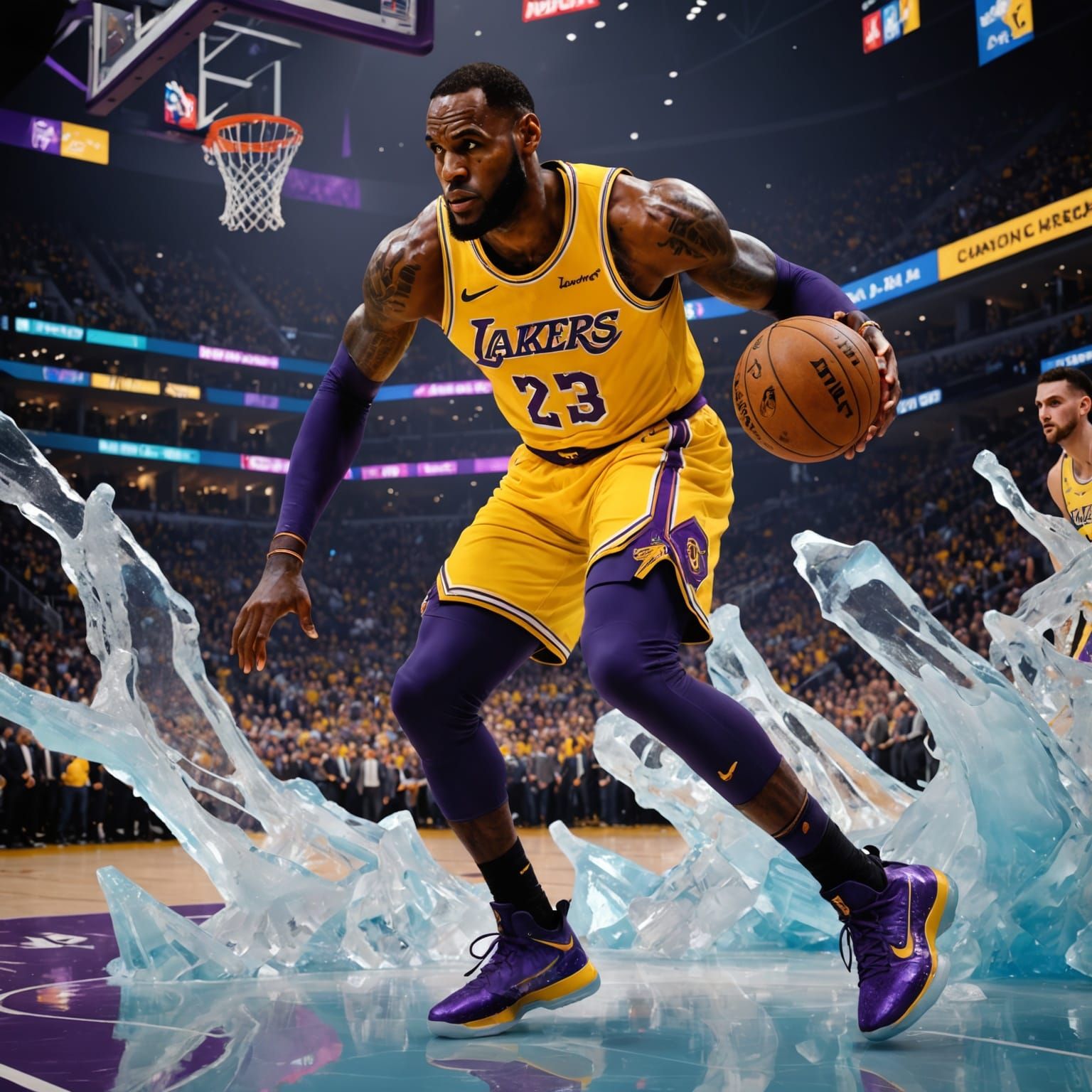 LeBron James in Dark Fantasy Art