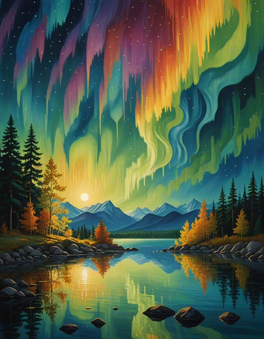 Canadian Cultural Renaissance in Vibrant Dreamscapes