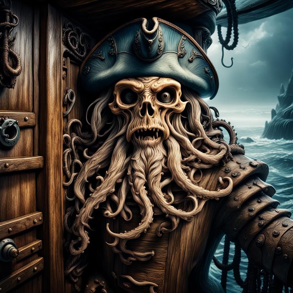 Hyperrealistic Davy Jones' Locker in HDR