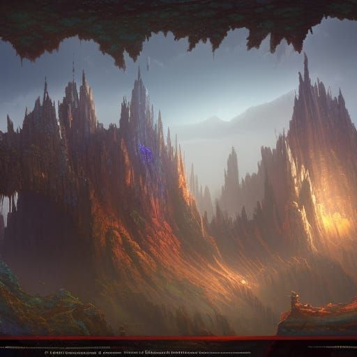 Fantastical School Concept Art in Deep Color