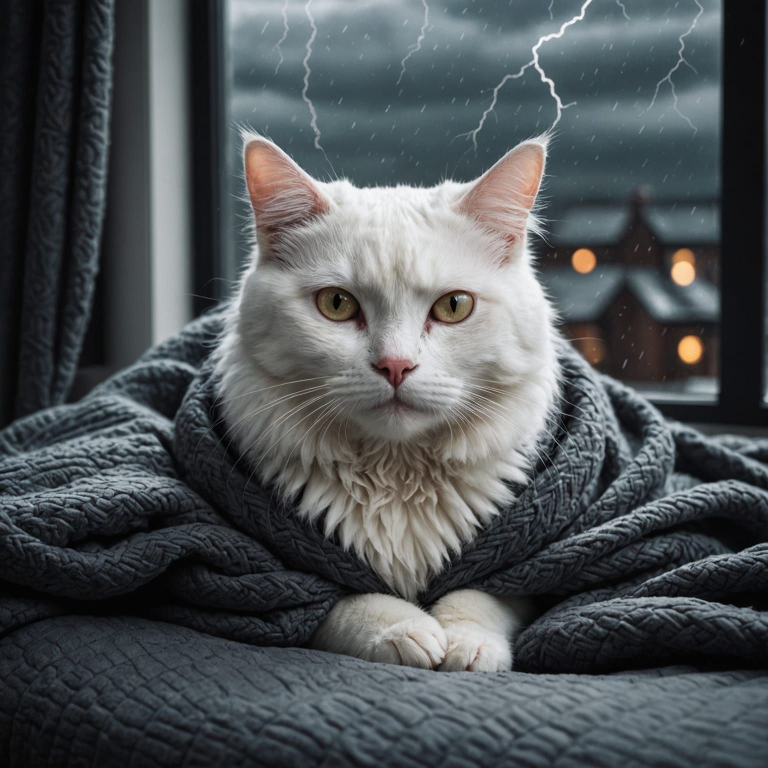 Feline Illness in a Stormy Night