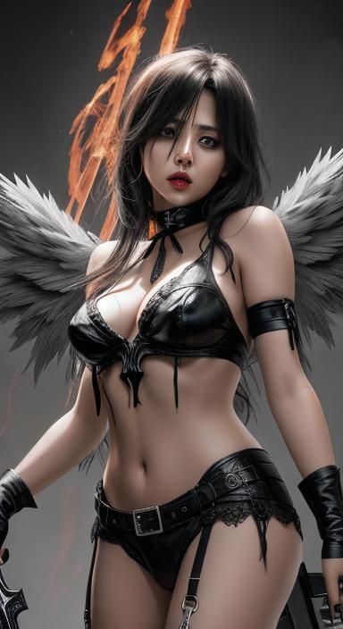 Disturbing Angel of Death Embodies Despair