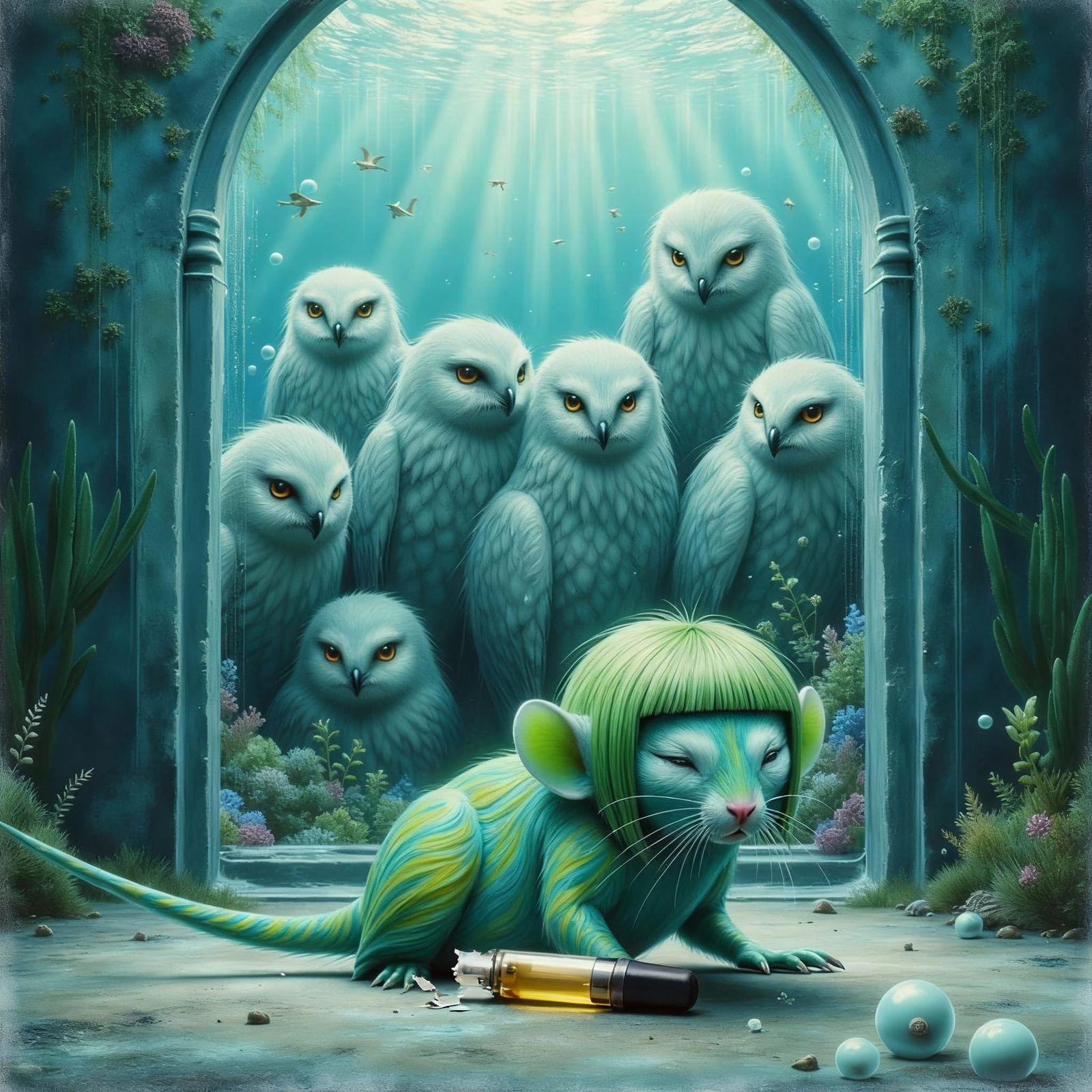 Very Annoyed Ratfish Mourns Broken Vape As Evil Underwater O...