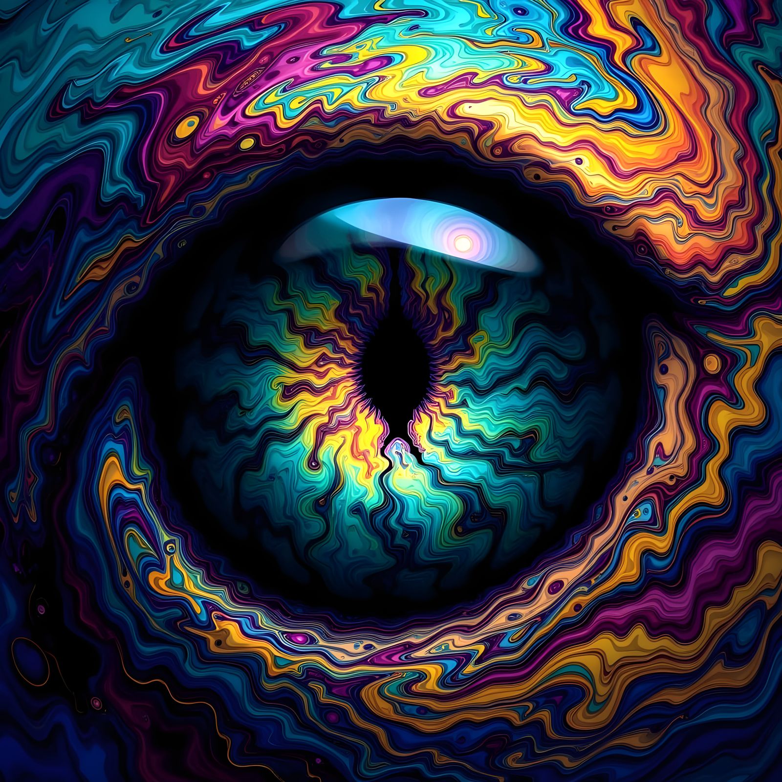 Surreal Tiger Eye Gemstone in Dreamlike Style