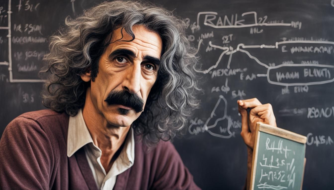 Frank Zappa Explains Relativity Theory: Hyperrealistic Art