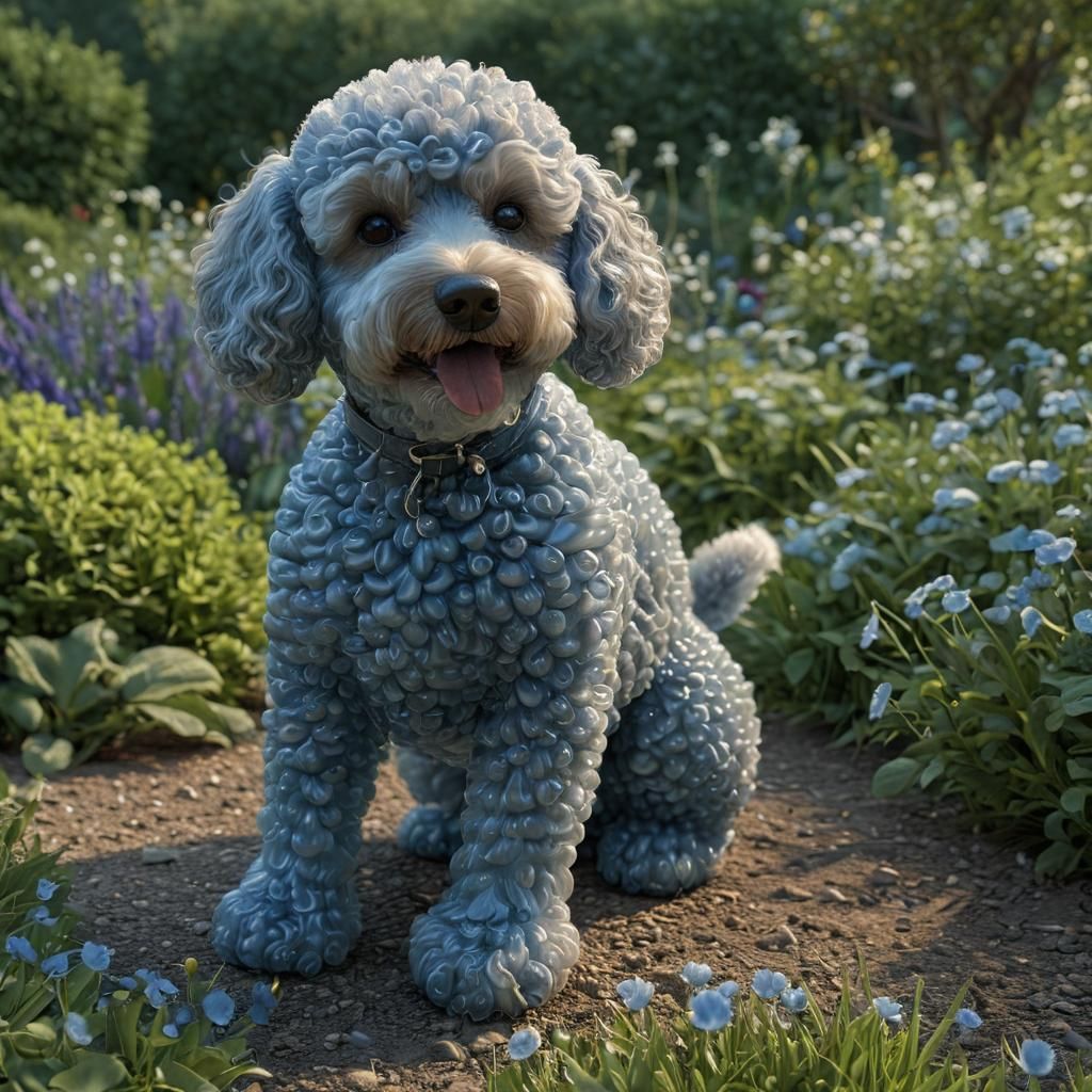 Blue Poodle