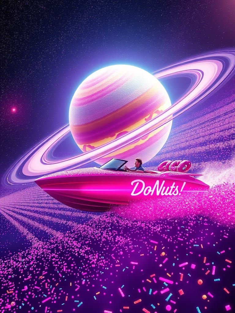 Gigantic Sugar-Coated Planet Radiates Cosmic Energy in Vibra...