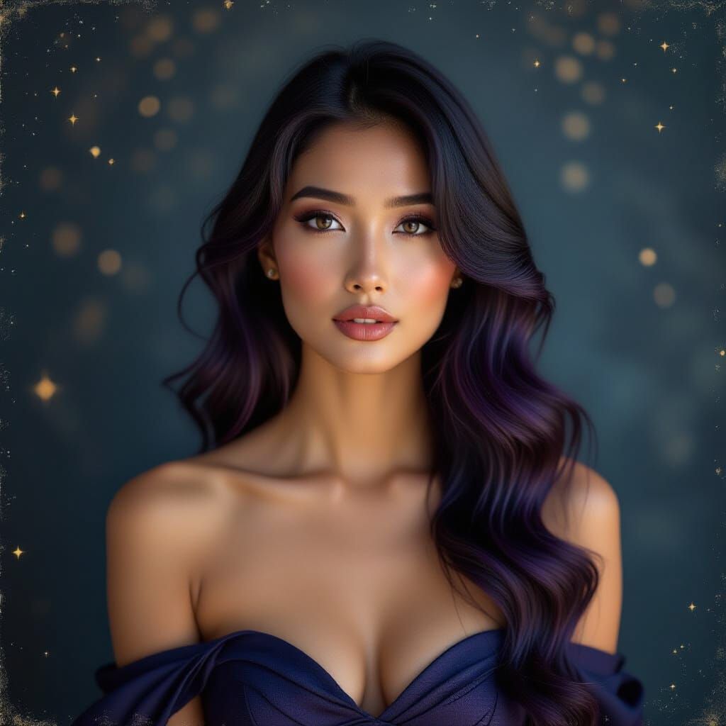 Malay Woman Portrait in Tonal Realism Style