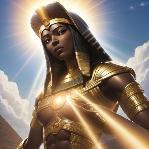 Egyptians Constructing the Universe in Divine Light