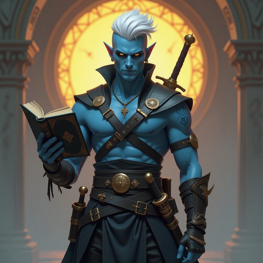 Dark Elf Mage Thief Concept Art