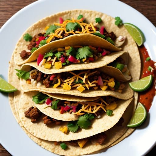 AI Generated Image of a Taco