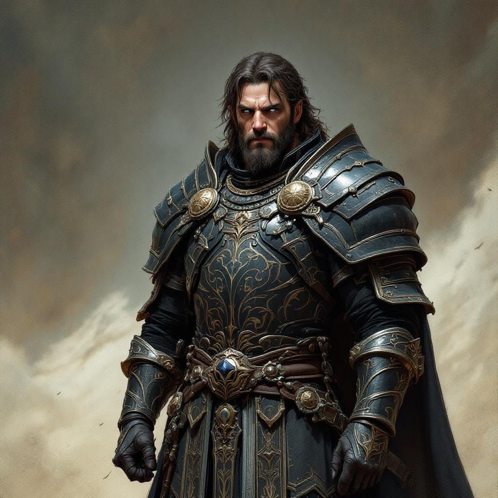 Imperial Emperor in Hybrid Armor, Mythical Grandeur