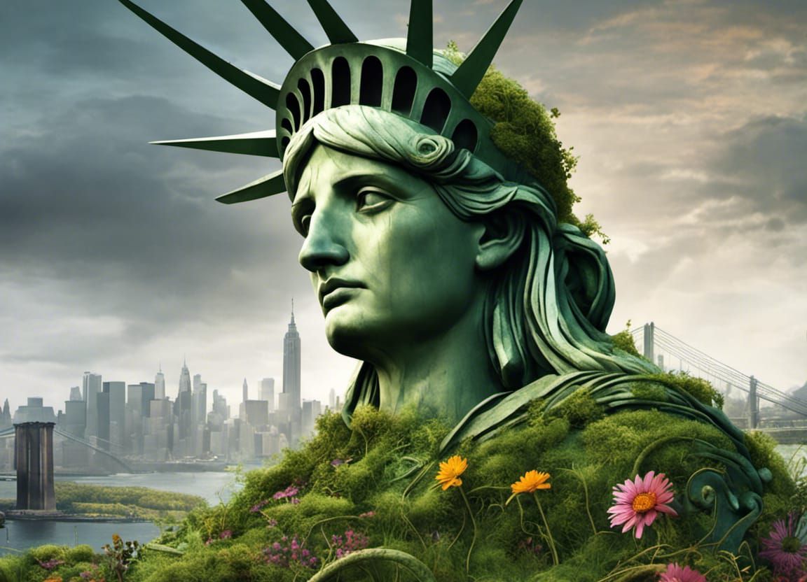 Post-Apocalyptic Statue of Liberty Reclaimed