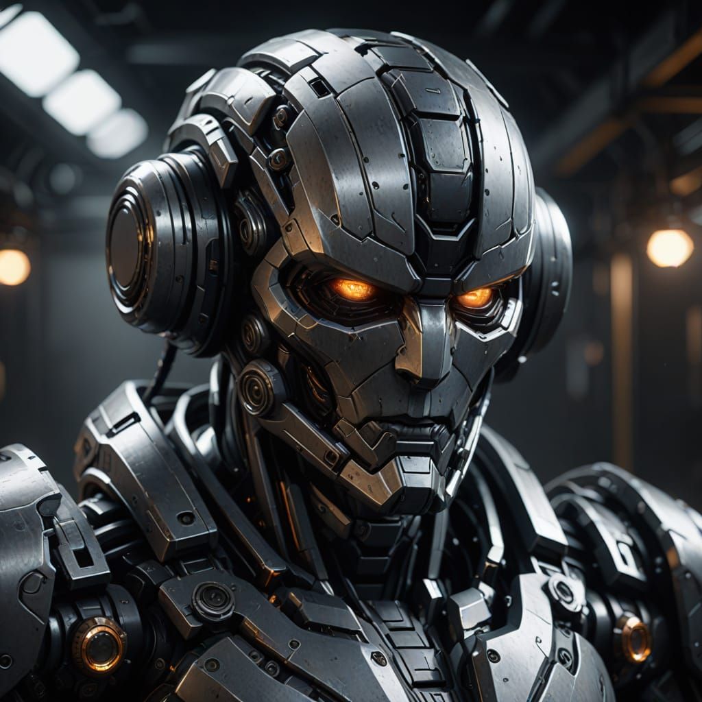 Futuristic Sci-Fi Mech Concept Art