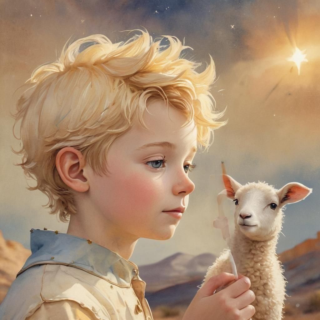 The Little Prince: Draw Me a Sheep Illustration