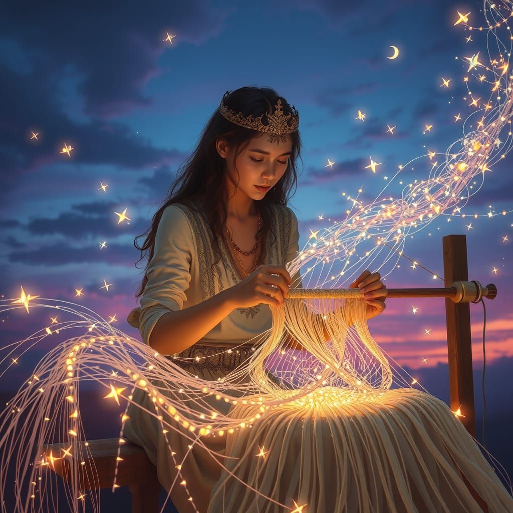 Enchanting Weaver of Celestial Dreams