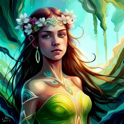 Stunning Na'vi Woman in Pandora's World