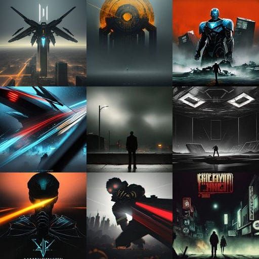 Thumpin Graphix Logo in Cinematic Film Style