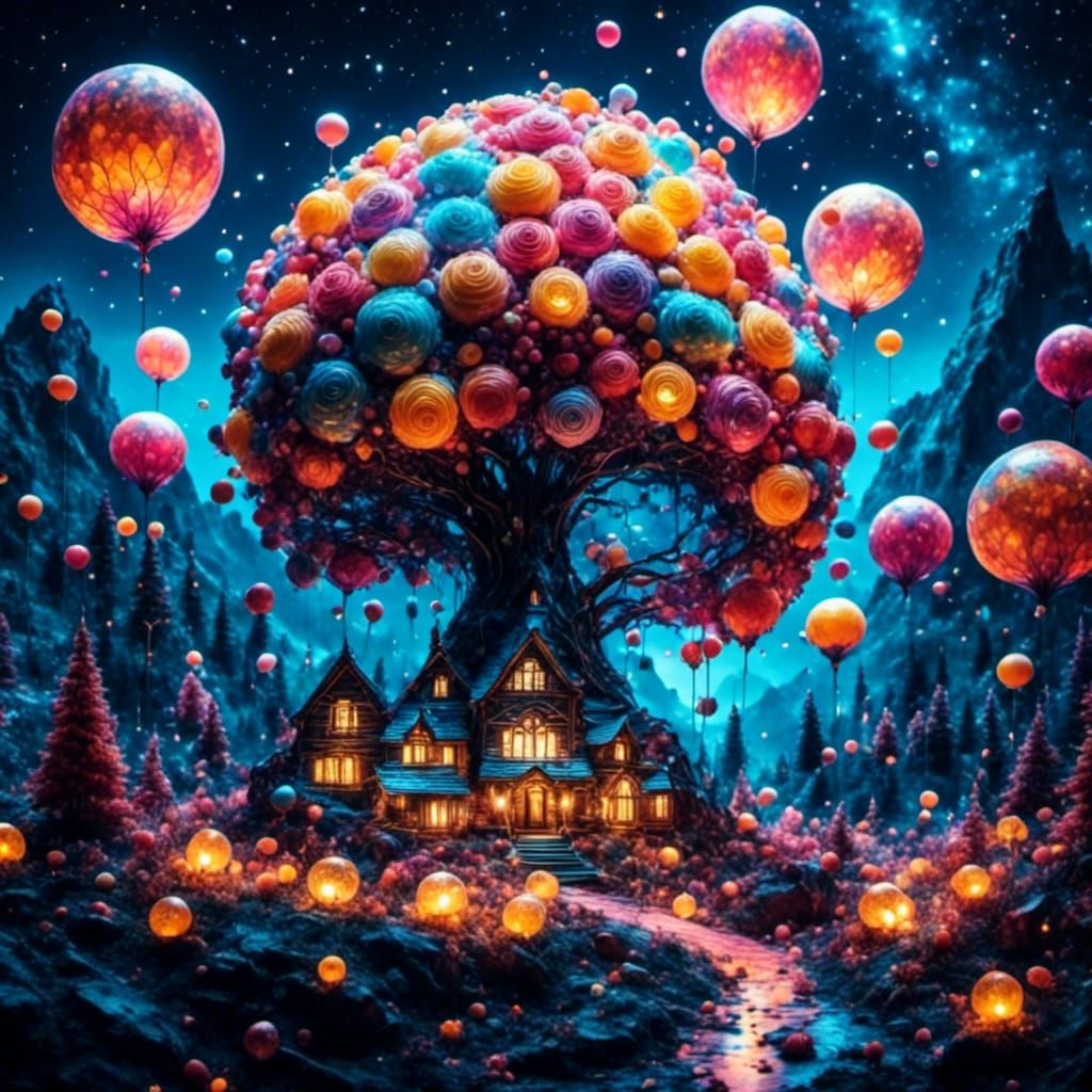 Enchanting Candy Land Dreamscape