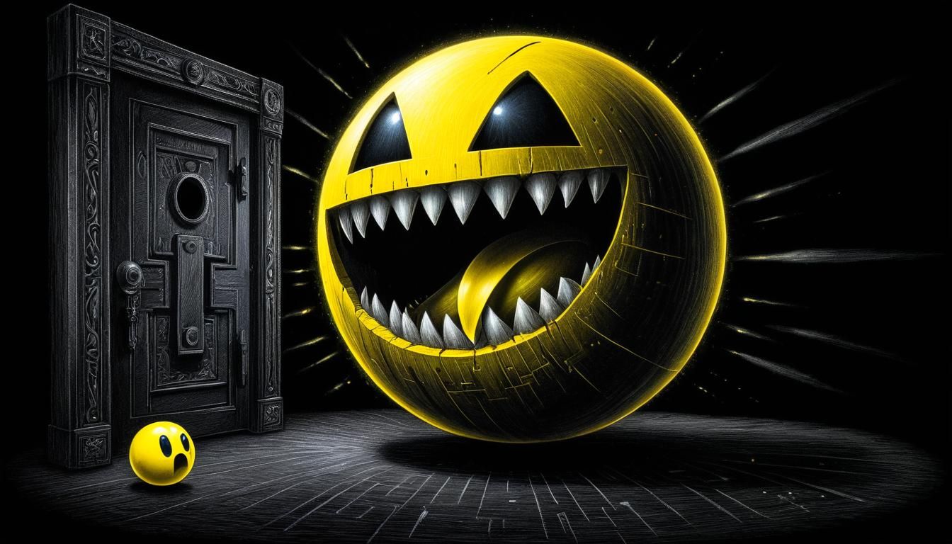 Pacman Lunch Time: Chalk