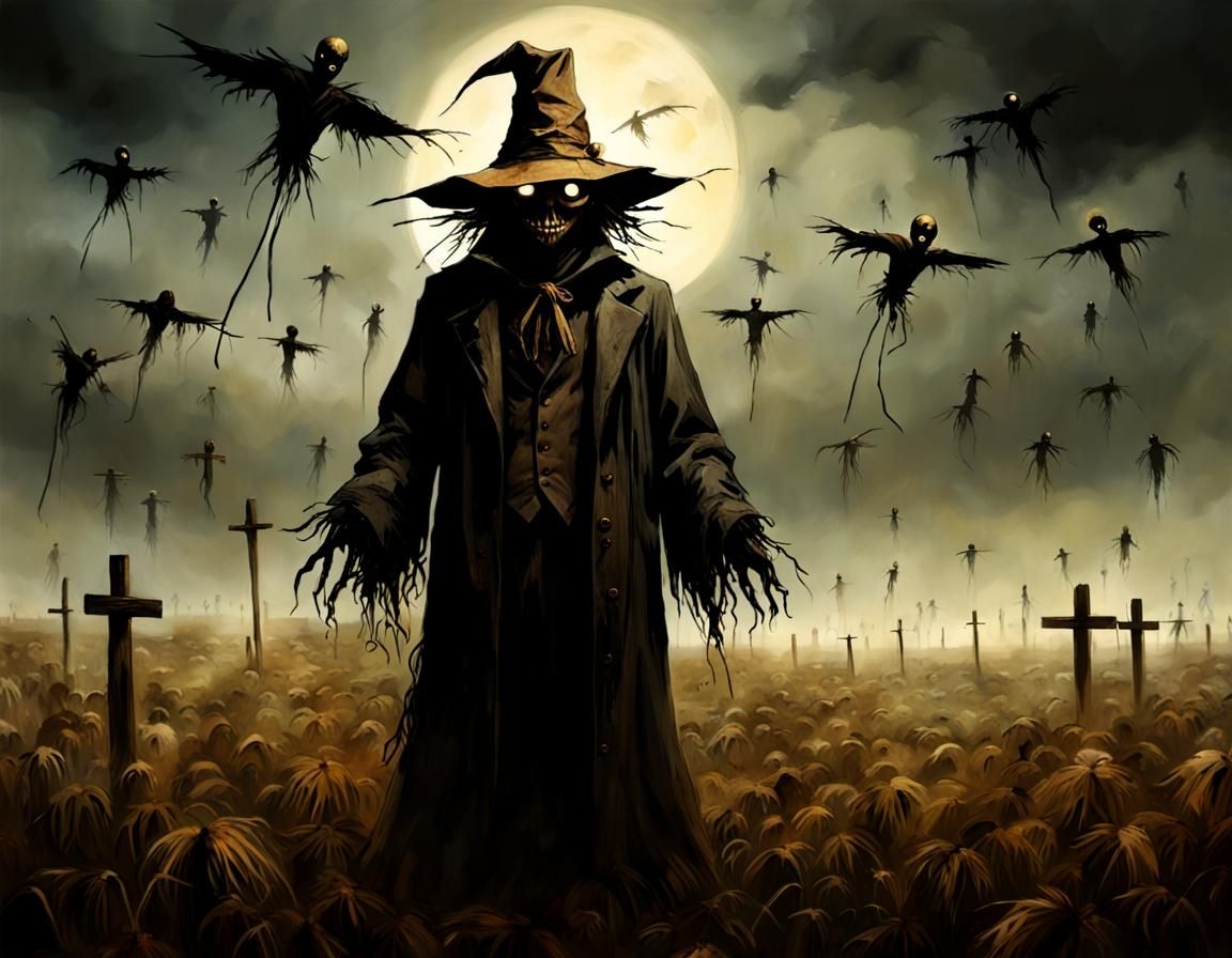 Sinister Scarecrow Rapture Concept Art