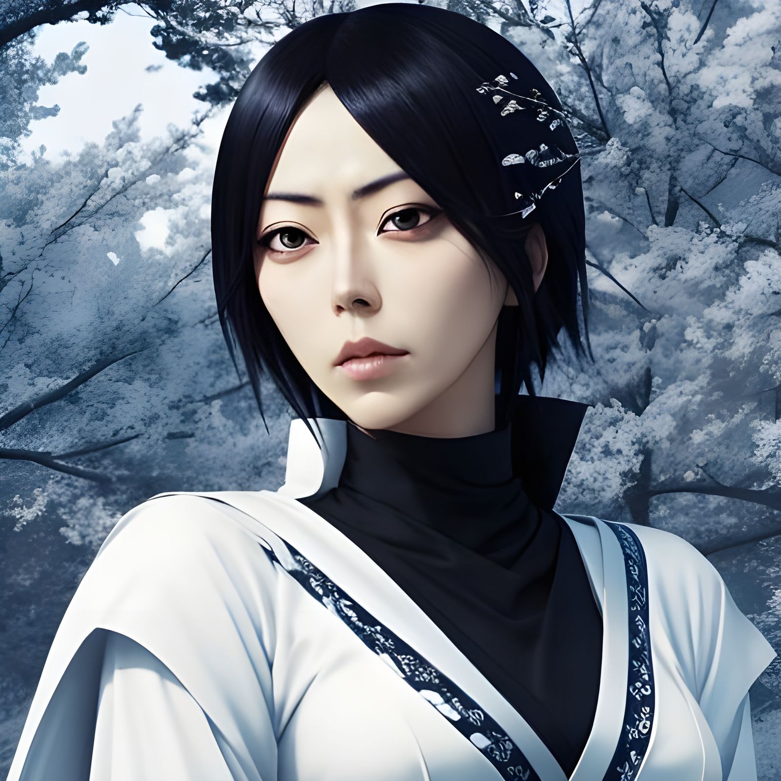 Rukia Kuchiki: AI Generated Interpretation