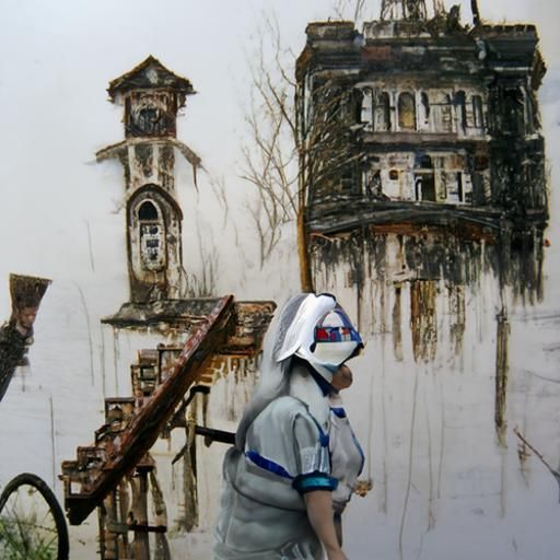 Bubblehead Nurse in Silent Hill: Old Photograph