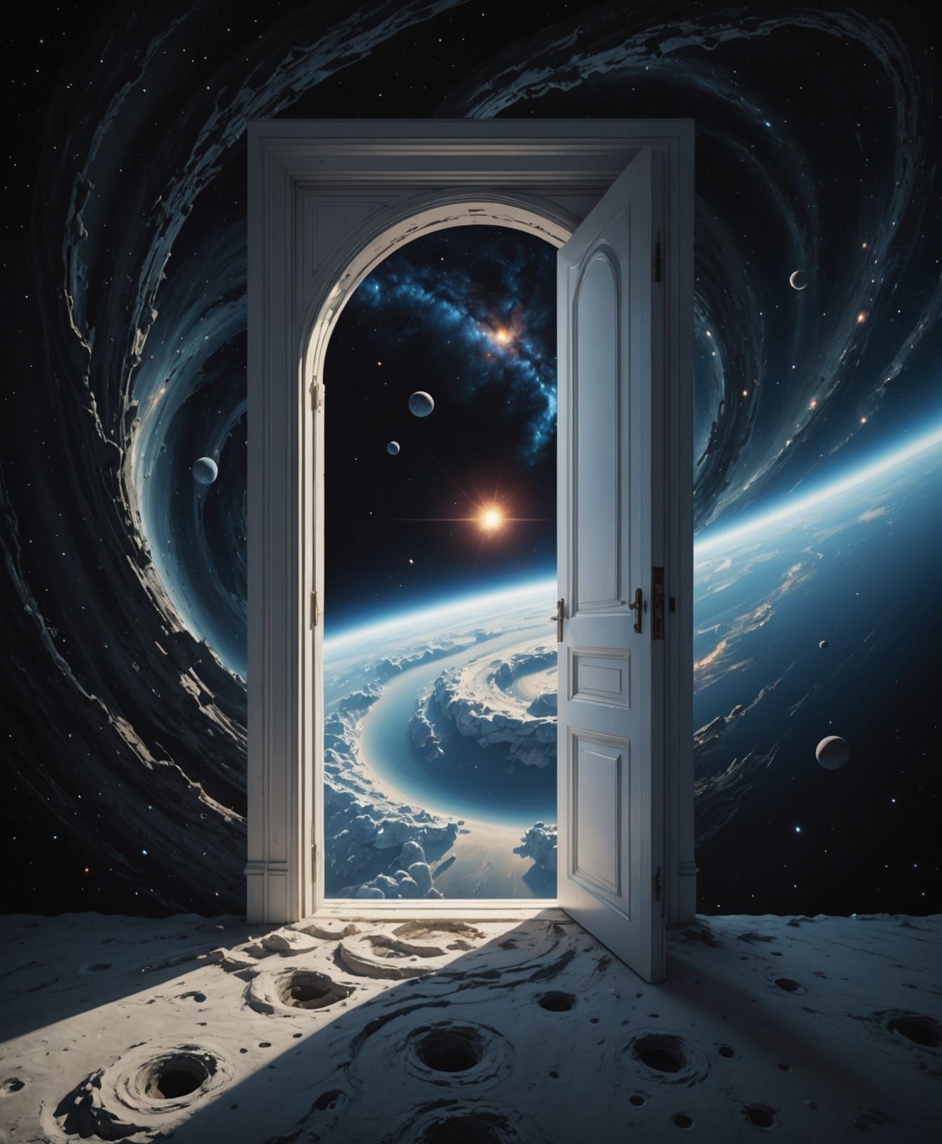 Cosmic Portal Unveils Vast Expanse in Realistic Detail