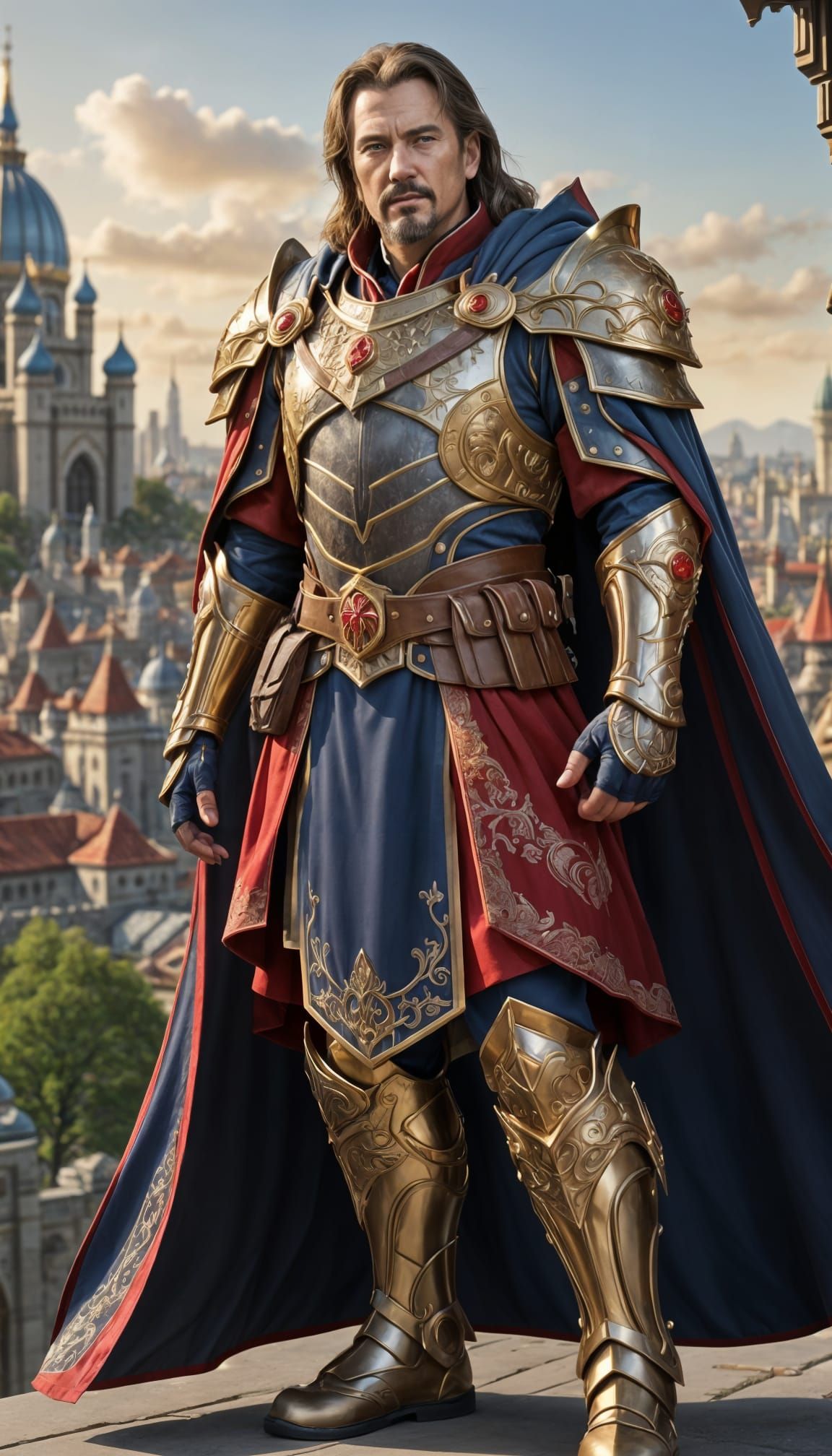 Royal Guard Captain in Warcraft Style