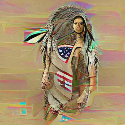 AI Image of Native American Subject
