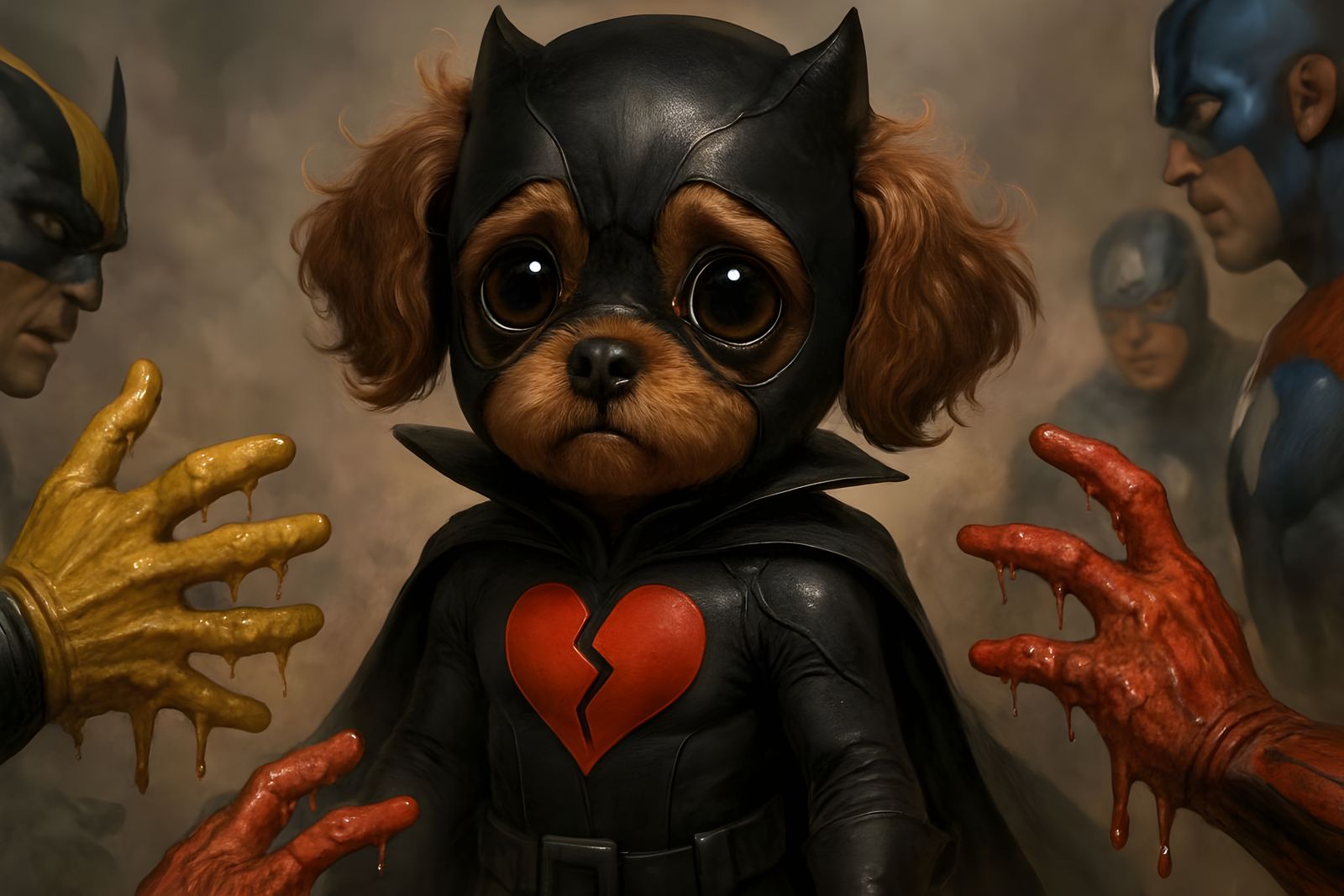 The Heart Break-n-a-tor, a Super Villain Who Radiates Q-t Waves Capable of Melting Hearts... & Everything Else