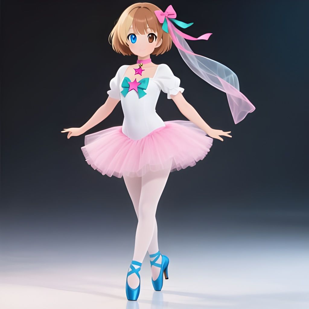 Shirai Hinako as a Reflector in Ballerina Outfit