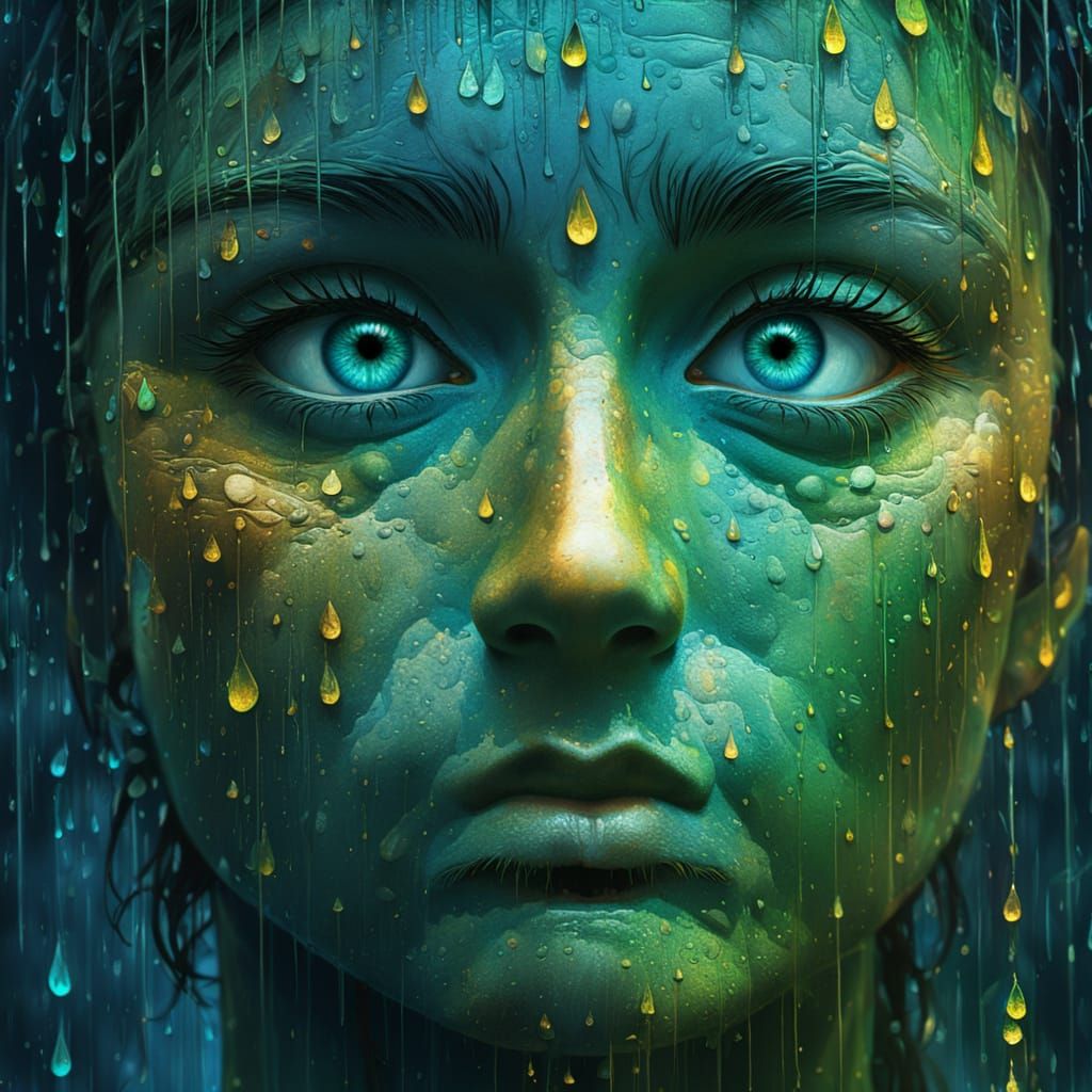 Monsoon Masterpiece in Zdzisław Beksiński Style