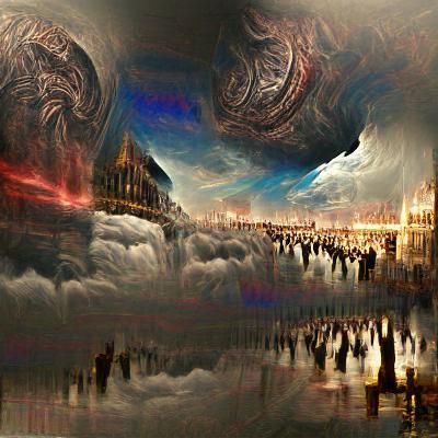 Eternal Paradox: A Dramatic Digital Matte Painting