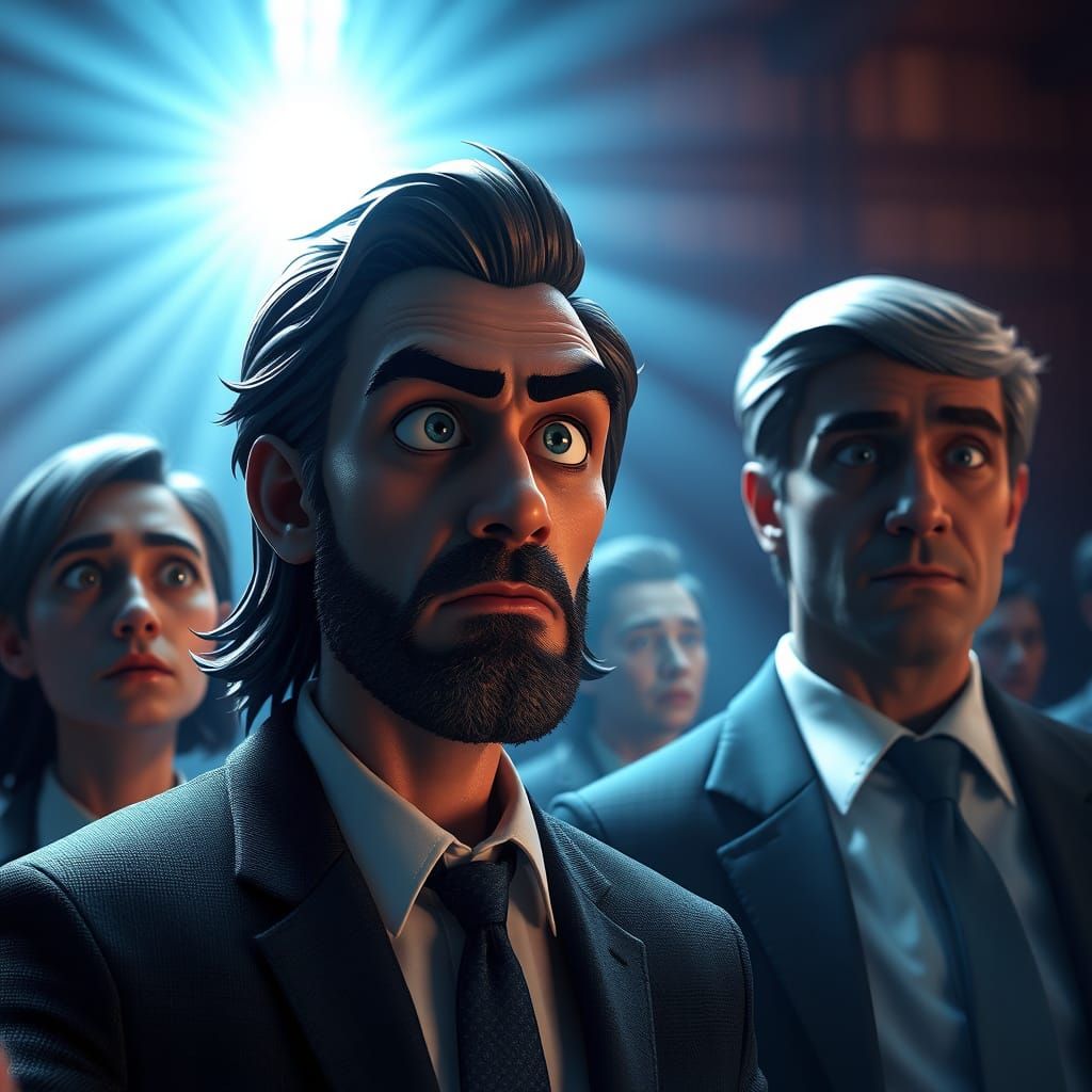 Epic Courtroom Drama in Cinematic Style