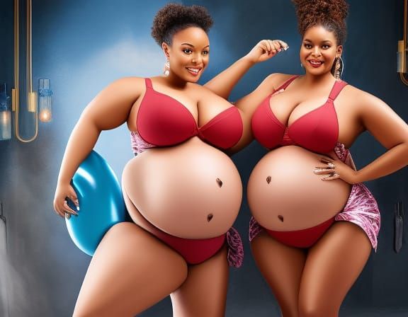 Fantasy Belly Inflation with Mech-Pumps