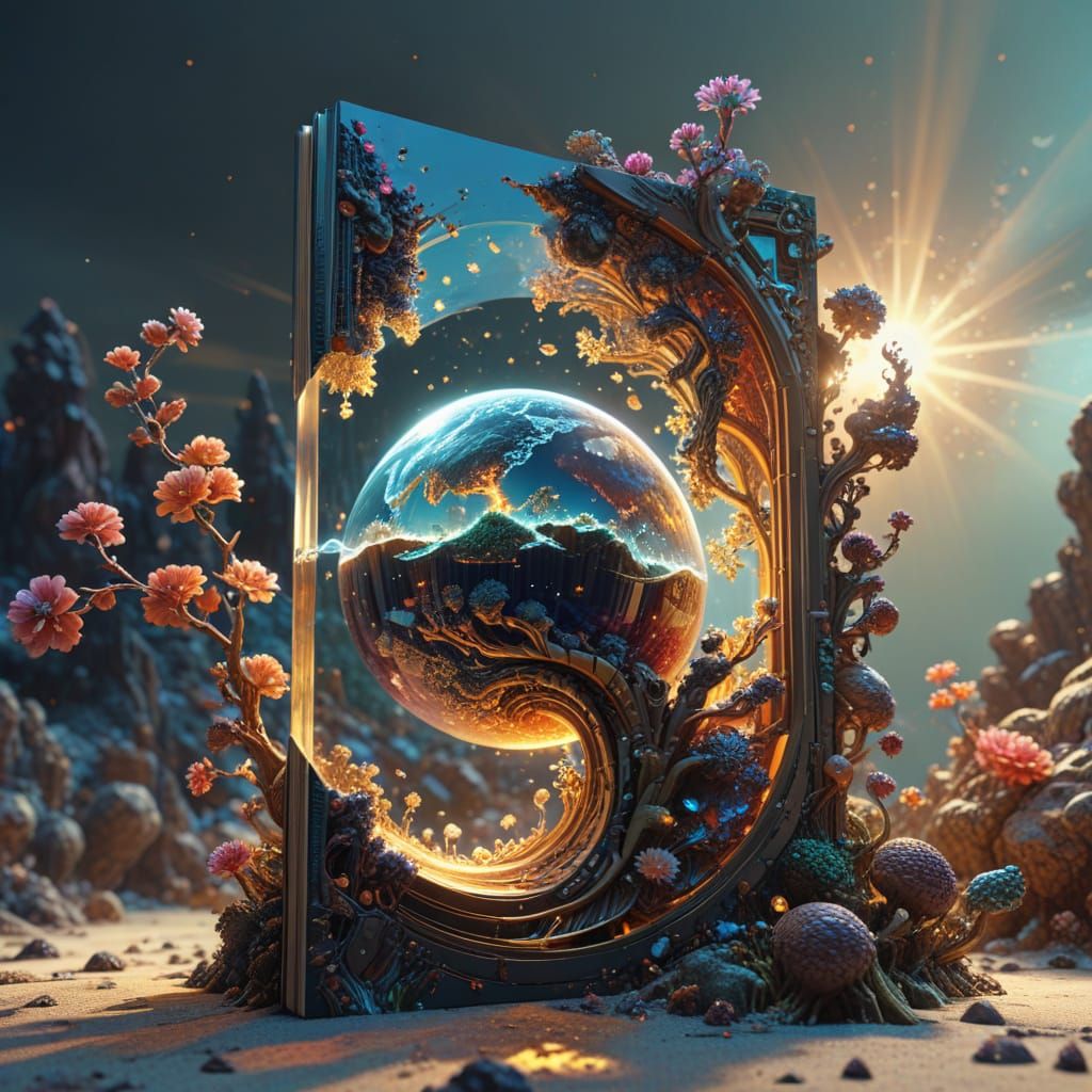 قصص للأطفال من تصميم الذكاء الاصطناعي وخلف اليد والكتاب المت...