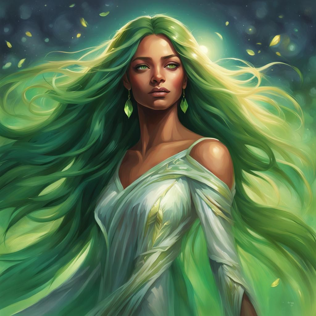 Radiant Freesoul Portrait in Hyperdetailed Style