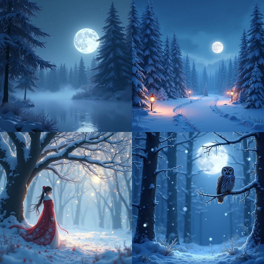 Christmas Eve in the Forest