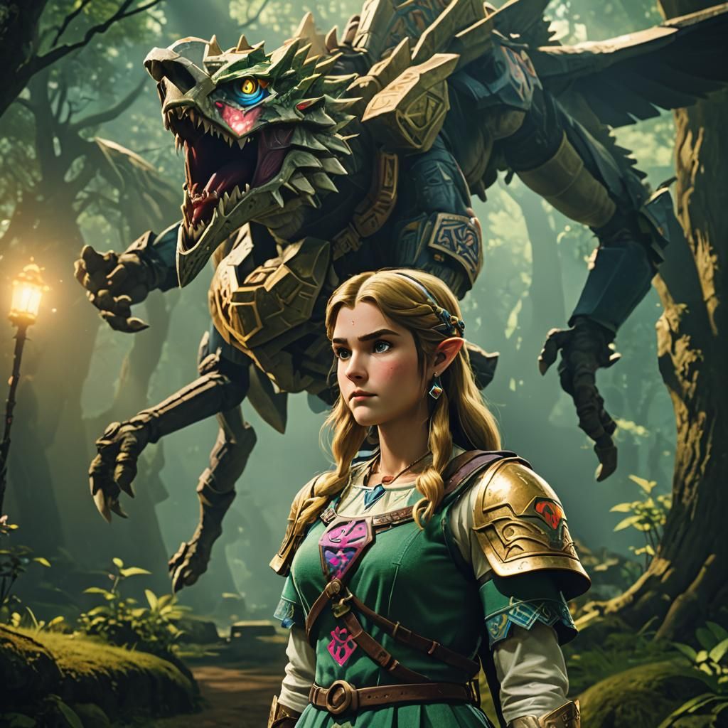 Zelda in Love: Cinematic Film Still